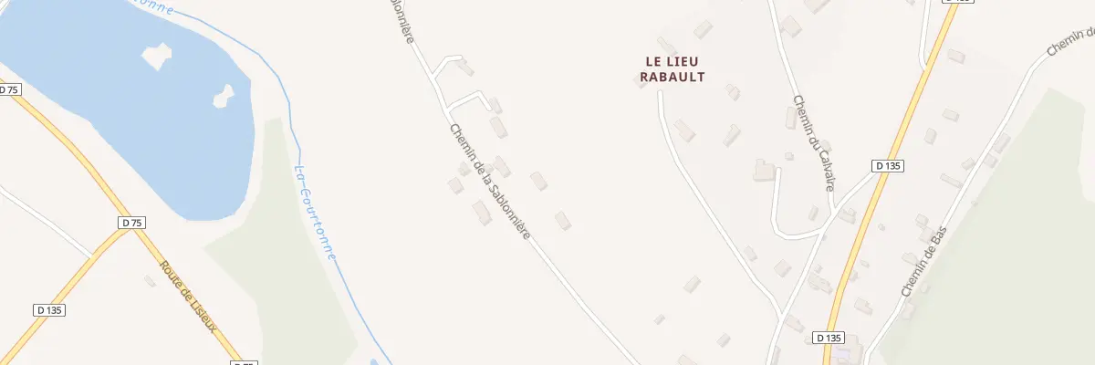 Plan du 6 Che de la Sablonnière à Courtonne-les-Deux-Églises