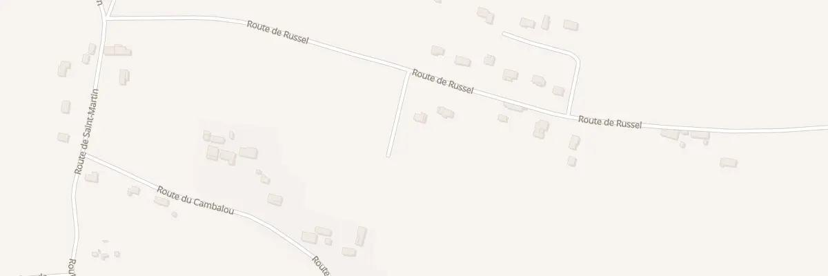 Plan du 24 Rte de Russel à Lamonzie-Saint-Martin