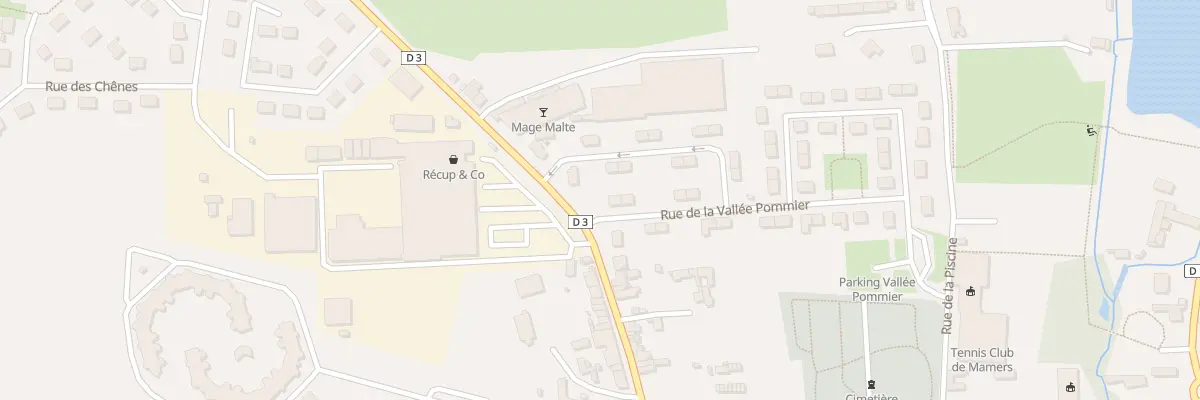 Plan du 1 Rue de la Vallee Pommier à Mamers