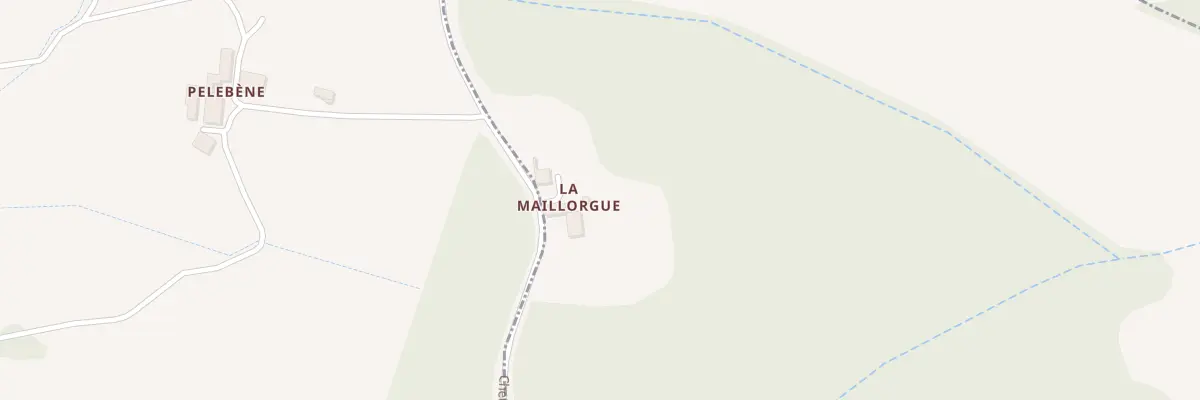 Plan du 5039 La Maillorgue au Brouilh-Monbert