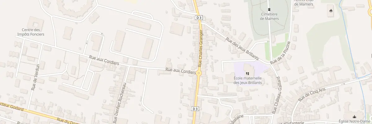 Plan du 36 Rue Charles Granger à Mamers