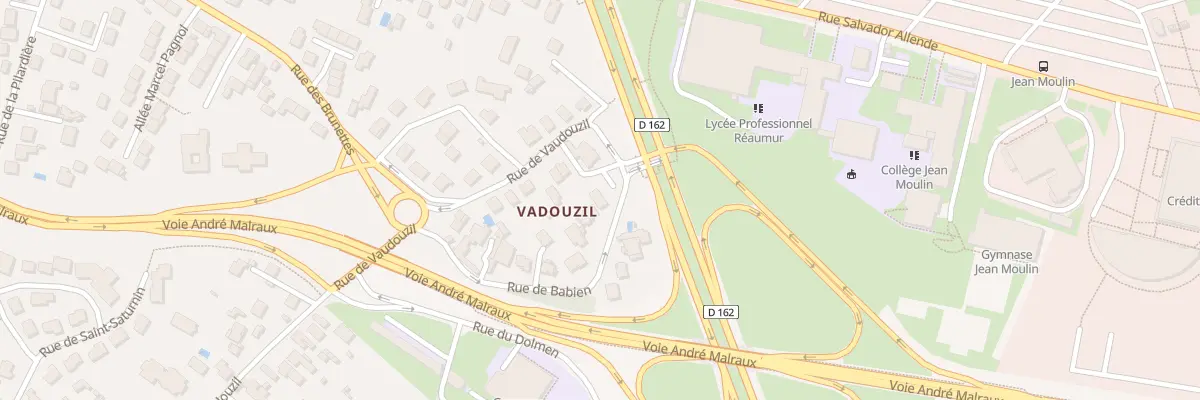 Plan du 25 Rue de Babien à Poitiers