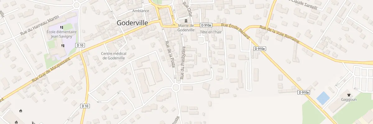 Plan du 13 Rue du Presbytère à Goderville