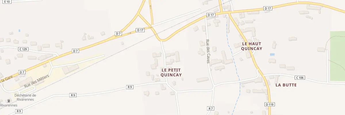 Plan du 1 Rue du Haut Quinçay à Rivarennes
