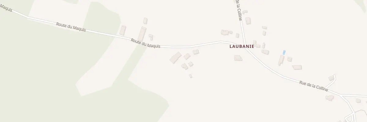 Plan du 175 Rte du Maquis à Saint-Georges-Blancaneix