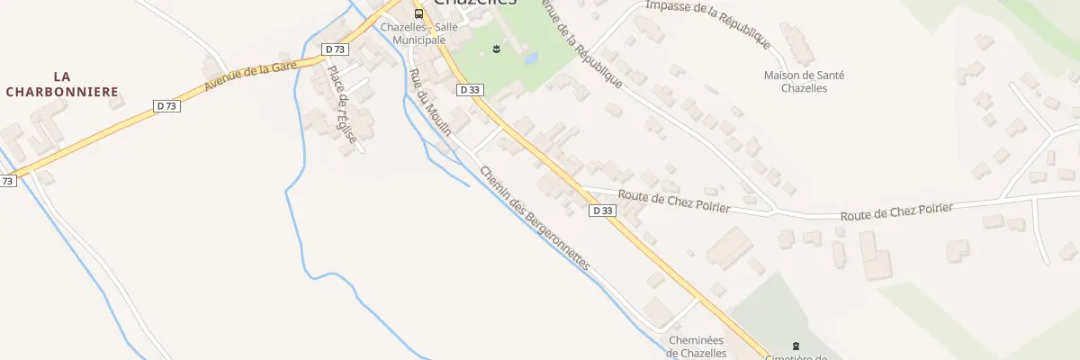 Plan du 19 Rte de Marthon à Chazelles
