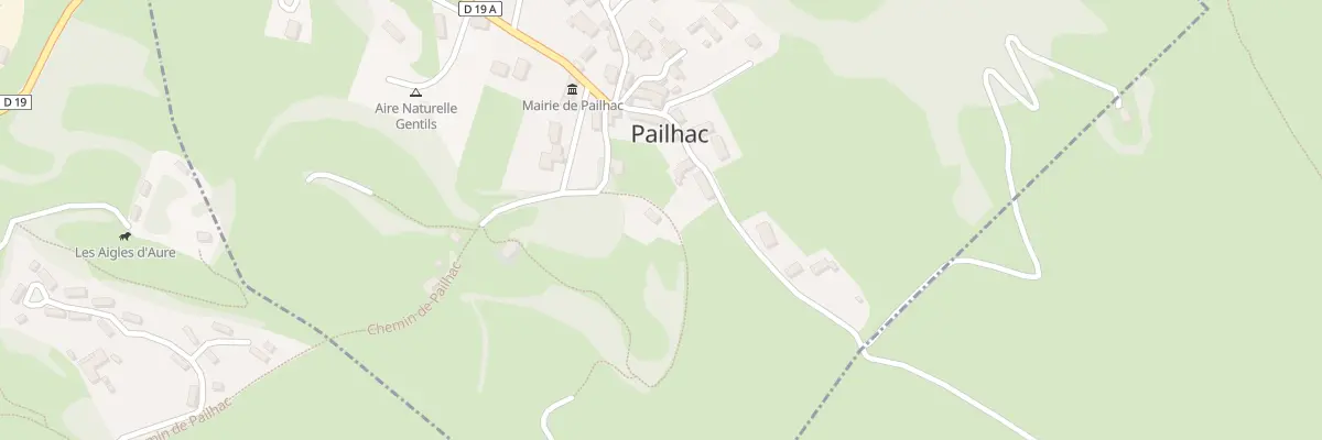 Plan du 5004 Hanc à Pailhac