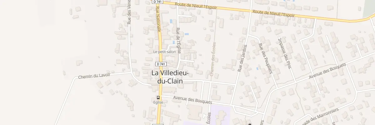 Plan du 1 Imp du Sentier à La Villedieu-du-Clain