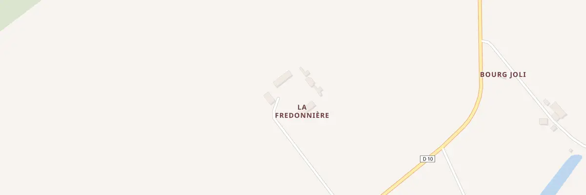 Plan du 5158 La Fredonniere à Chenu