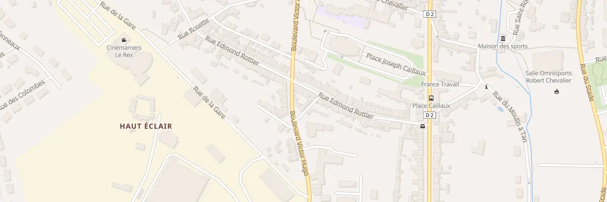 Plan du 25 Rue Edmond Rottier à Mamers
