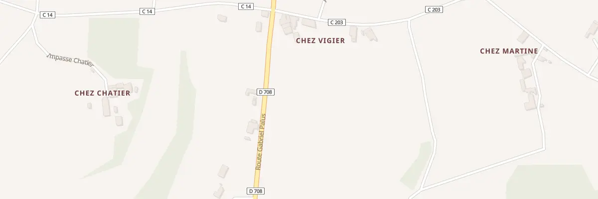 Plan du 645 Rte Gabriel Palus à Verteillac