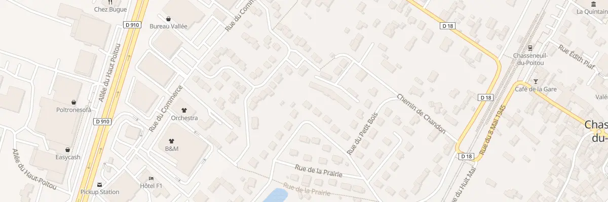 Plan du 27 Rue de la Prairie à Chasseneuil-du-Poitou