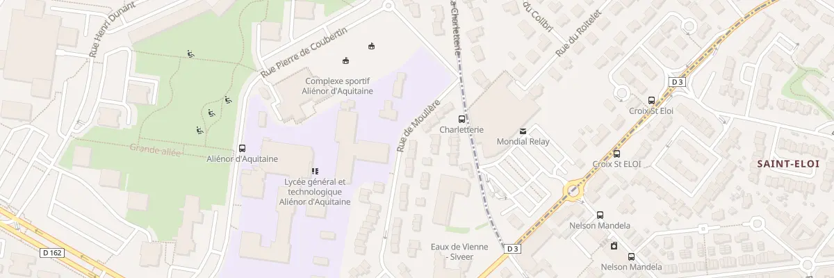 Plan du 50 Rue de Mouliere à Poitiers