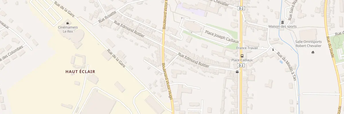 Plan du 27 Rue Edmond Rottier à Mamers