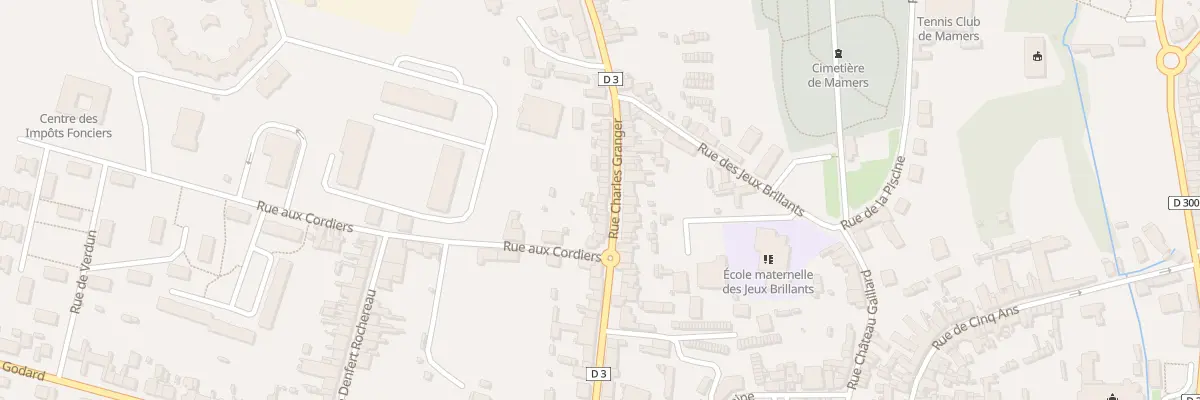 Plan du 44 Rue Charles Granger à Mamers