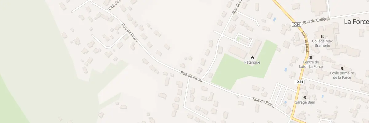 Plan du 26 Rue de Picou à La Force