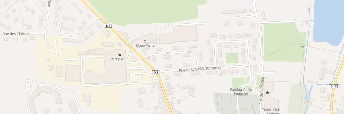 Plan du 13 Rue de la Vallee Pommier à Mamers