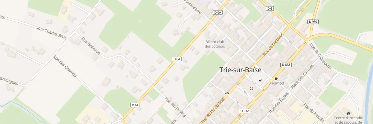 Plan du 7 Rue des Carreys à Trie-sur-Baïse