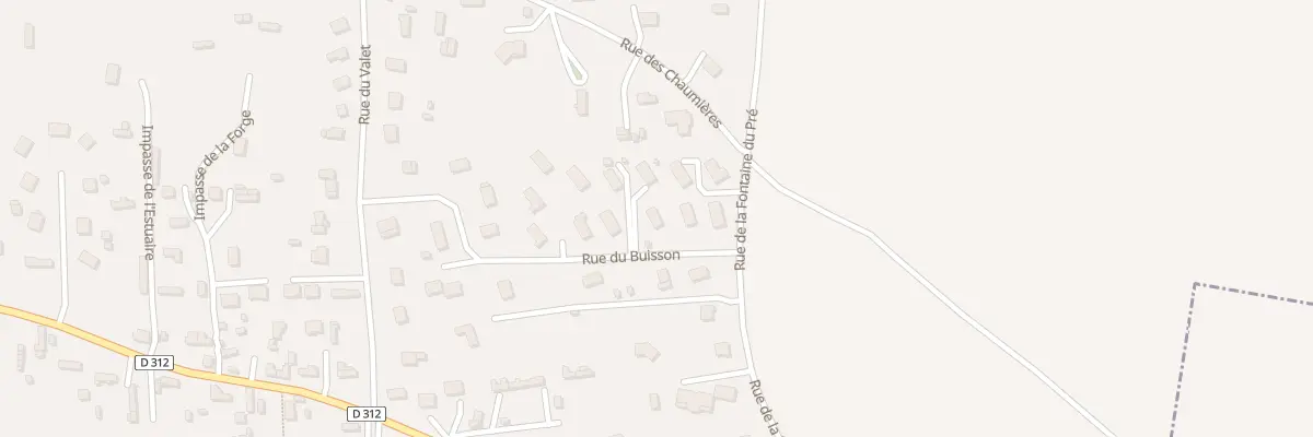 Plan du 25 Rue du Buisson à Berville-sur-Mer