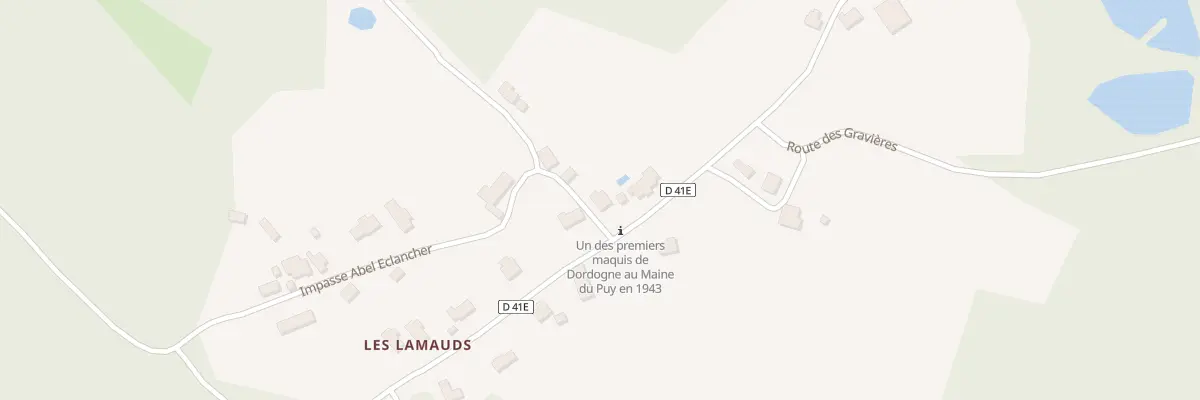 Plan du 5001 Lamauds Ouest à Saint-Vincent-de-Connezac