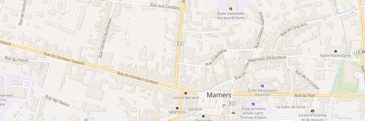 Plan du 5 Rue Charles Granger à Mamers