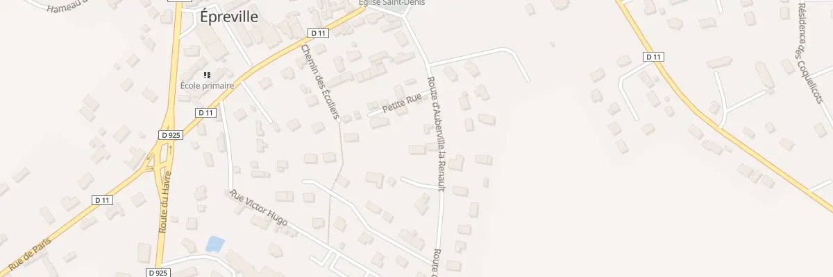 Plan du 17 Rte d’Auberville La Renault à Épreville