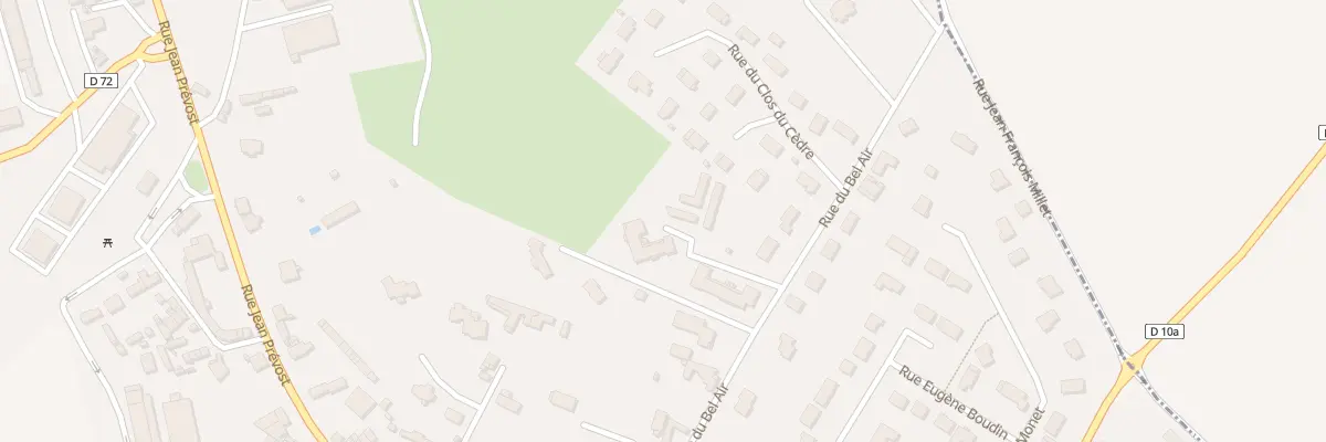 Plan du 27 Rue du Bel Air à Goderville