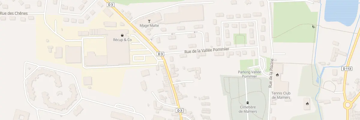 Plan du 4 Rue de la Vallee Pommier à Mamers
