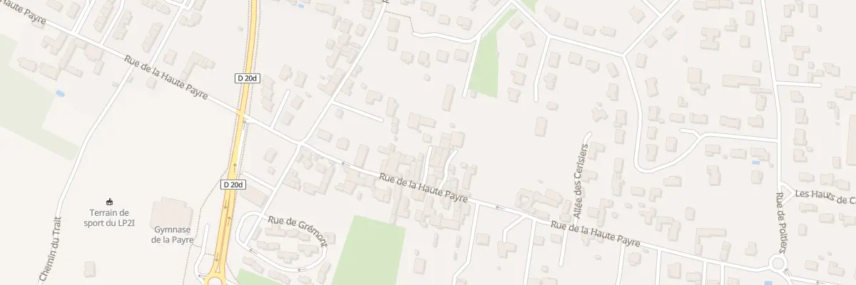 Plan du 28T Rue de la Haute Payre à Jaunay-Marigny