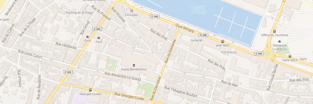 Plan du 92 Rue de Mer à Fécamp