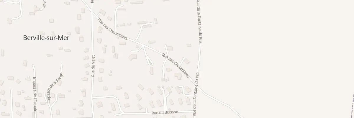 Plan du 1 Rue des Chaumières à Berville-sur-Mer