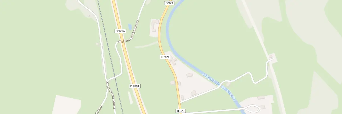 Plan du 5113 La Coume de Gardouch à Lortet