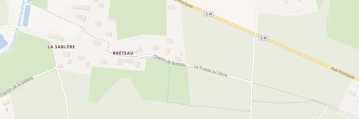 Plan du 10 Chem de Breteau à Cléré-les-Pins