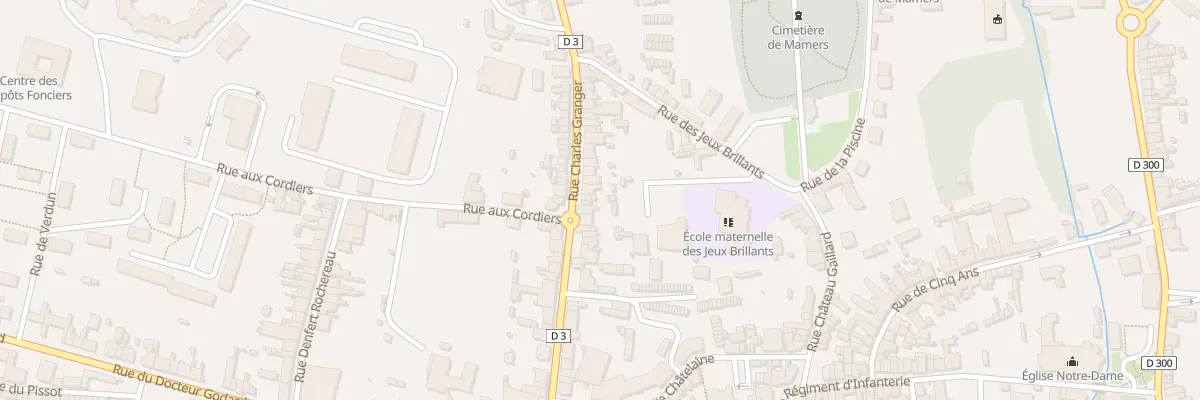 Plan du 45 Rue Charles Granger à Mamers