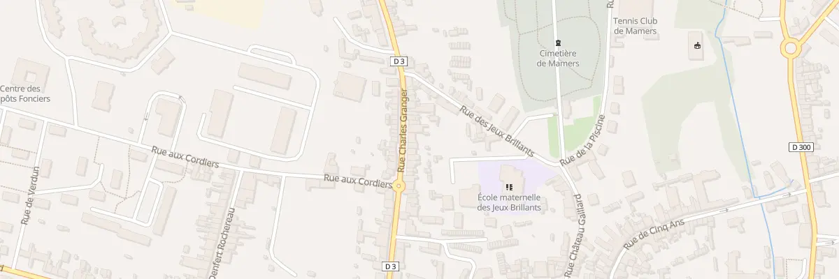 Plan du 57 Rue Charles Granger à Mamers