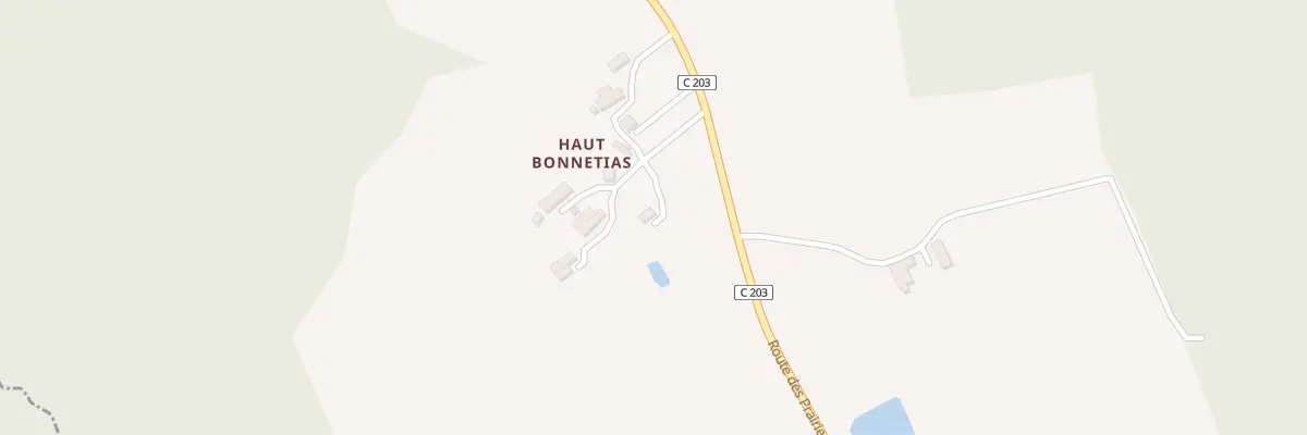 Plan du 76 Le Haut Bonnetias-Est à Bosset