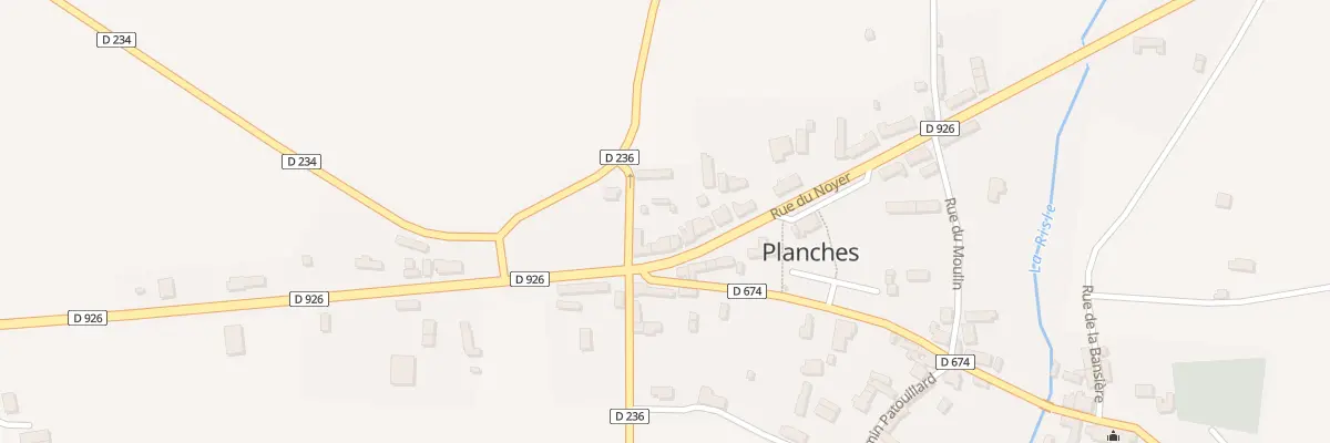 Plan du 4 Rue du Noyer à Planches