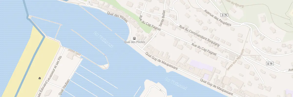 Plan du 124 Quai Guy de Maupassant à Fécamp
