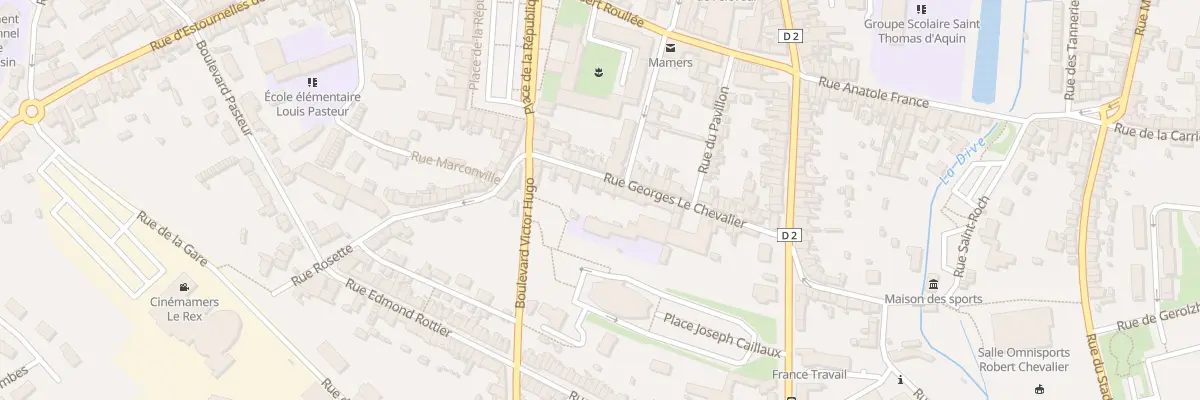 Plan du 13 Rue Georges Le Chevalier à Mamers