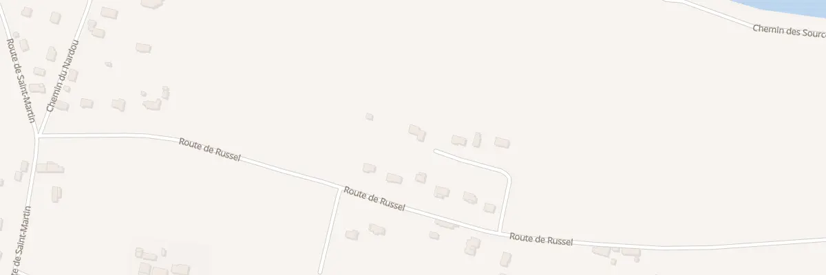 Plan du 37 Rte de Russel à Lamonzie-Saint-Martin