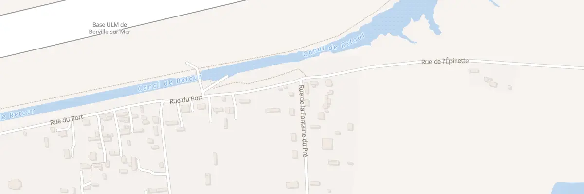 Plan du 16 Rue du Port à Berville-sur-Mer