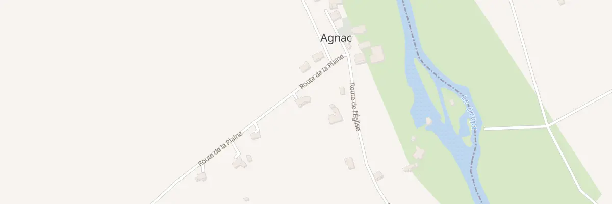 Plan du 113 Rte de la Plaine à Agnac