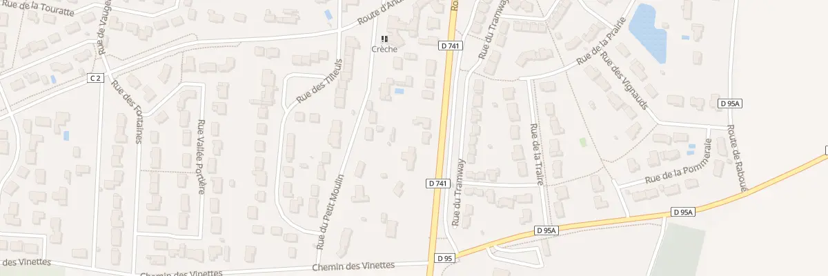 Plan du 7 Rte de Poitiers à Roches-Prémarie-Andillé