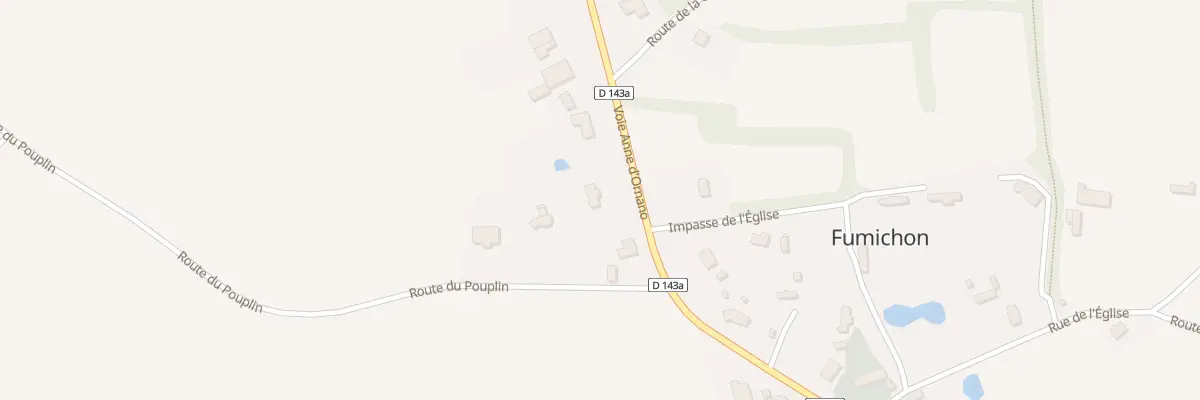 Plan du 56 Rte du Pouplin à Fumichon