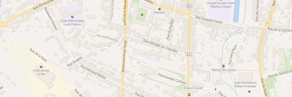 Plan du 17 Rue Georges Le Chevalier à Mamers