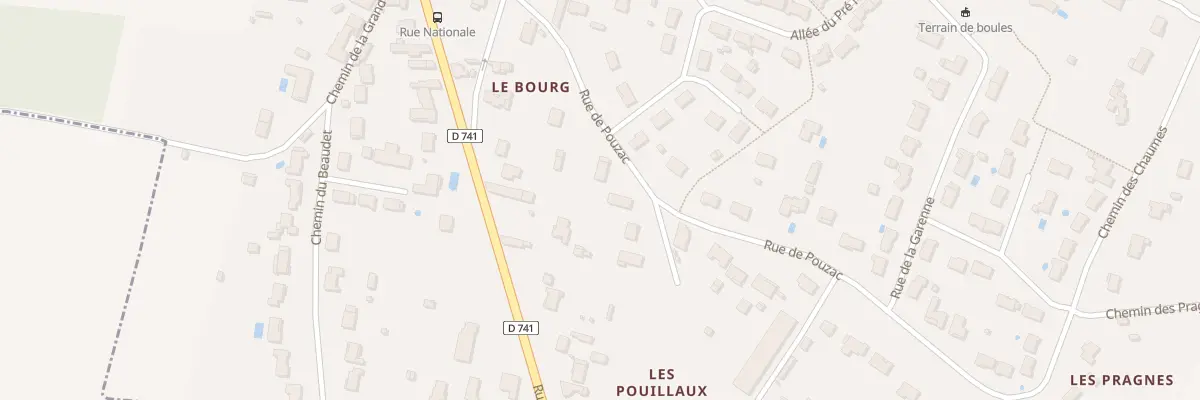 Plan du 8 Rue de Pouzac à La Villedieu-du-Clain