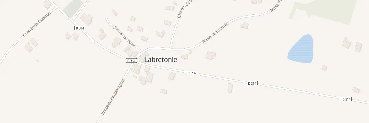 Plan du 59 Montardi à Labretonie