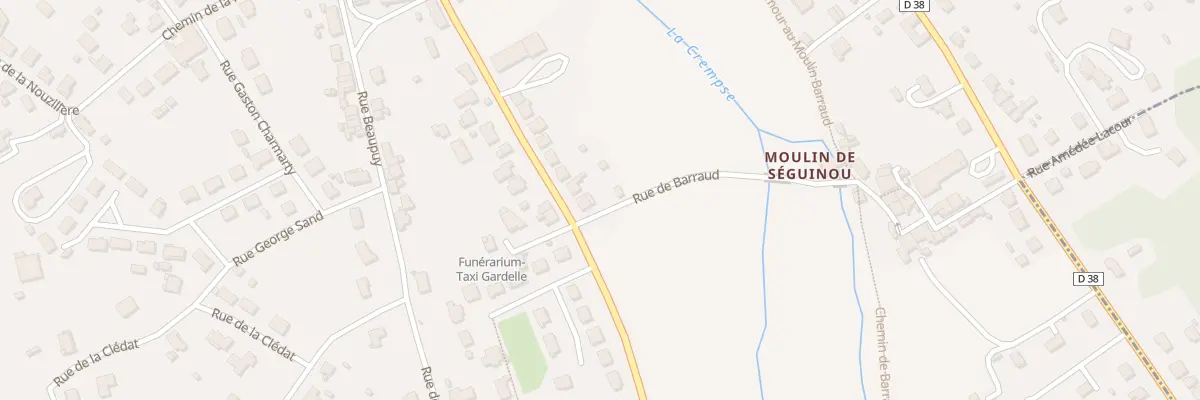 Plan du 333 Rue de Bergerac à Mussidan