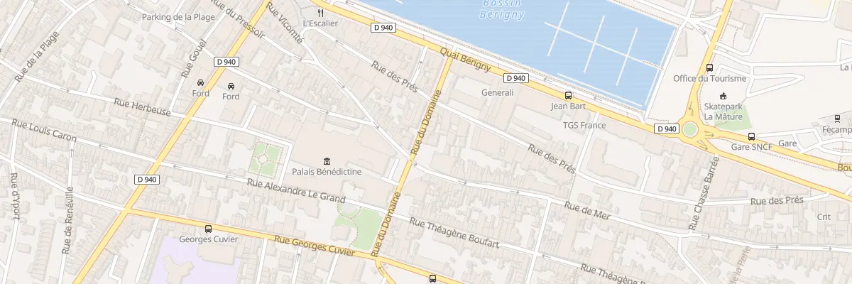 Plan du 9B Rue du Domaine à Fécamp
