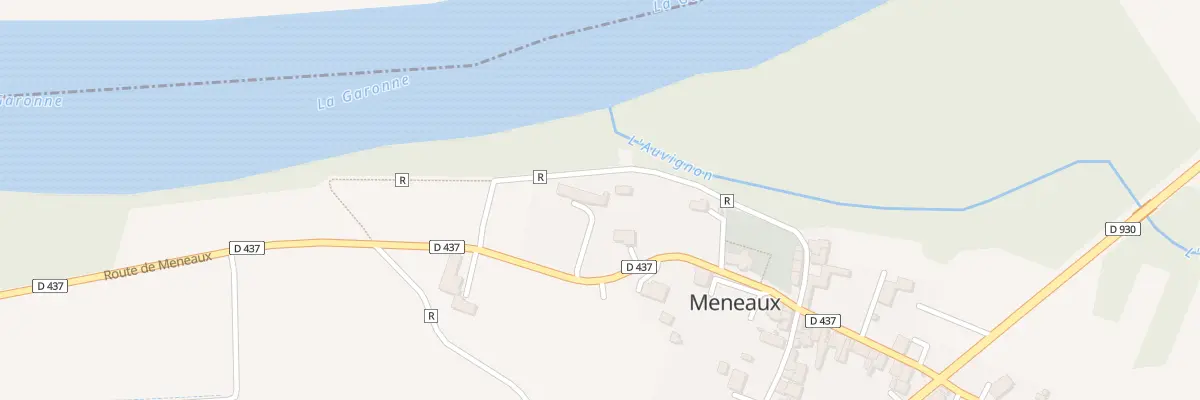 Plan du 342 Rte de Meneaux à Feugarolles